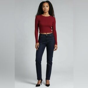 Express Women's Ribbed Crop Top